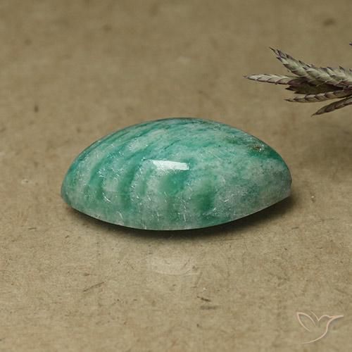 7.65克拉天然天河石，榄尖形，不透明
