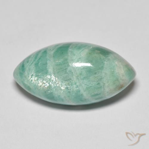 10.06克拉天然天河石，榄尖形，不透明