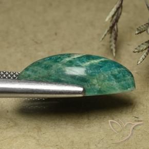 9.32克拉天然天河石，马眼形，不透明