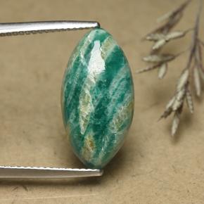 5.95克拉天然天河石，榄尖形，不透明