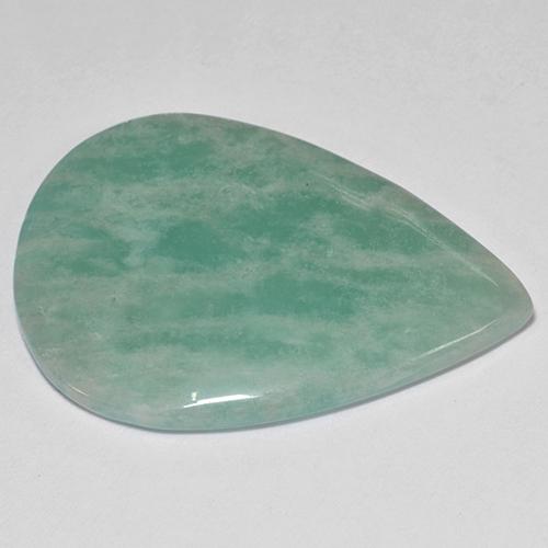 17.50克拉天然绿松石天河石，梨形，30×21.1毫米，半透明