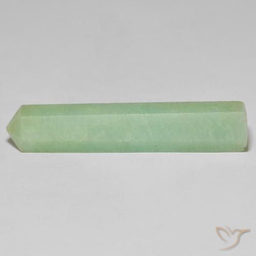 27.45ct 天然 浅黄绿色 天河石, 花式切割, 不透明