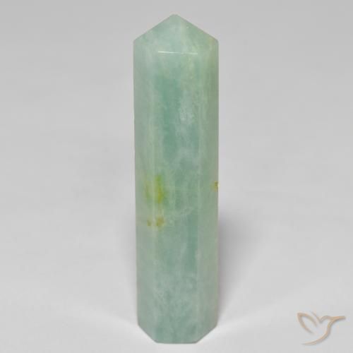 27.30ct 天然 浅绿色 天河石, 花式切割, 不透明
