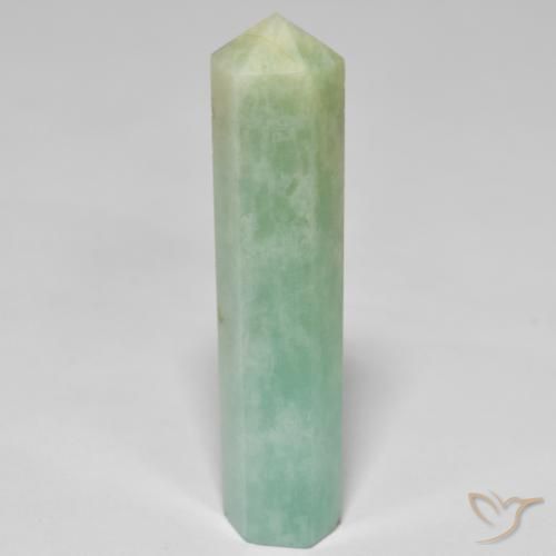 26.97ct 天然 浅绿色 天河石, 花式切割, 不透明