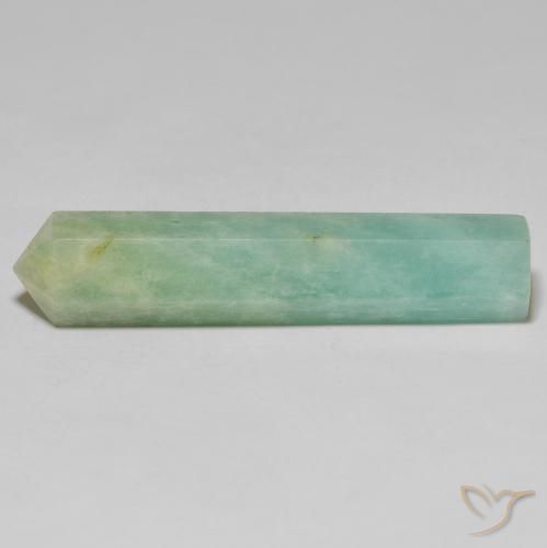 26.97克拉天然天河石，花式切割，不透明