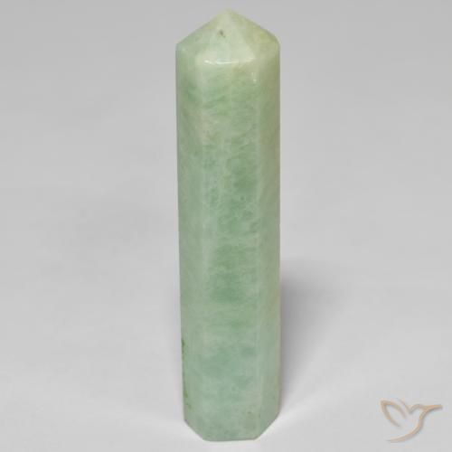 24.91ct 天然 Medium Light-Green 天河石, 花式切割, 不透明