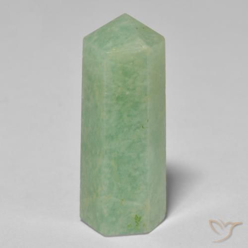 24.03ct 天然 Medium Light-Green 天河石, 花式切割, 不透明
