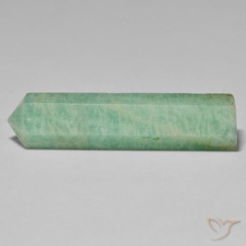 37.21ct 天然 浅绿色 天河石, 花式切割, 不透明