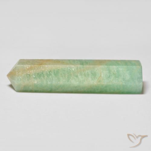 31.56ct 天然 鼠尾草绿 天河石, 花式切割, 不透明