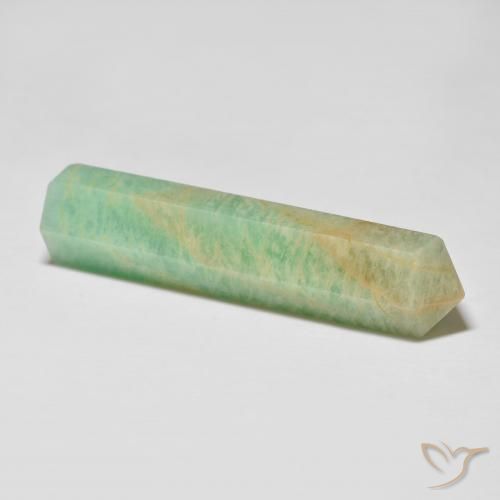 31.56克拉天然天河石，花式切割，不透明