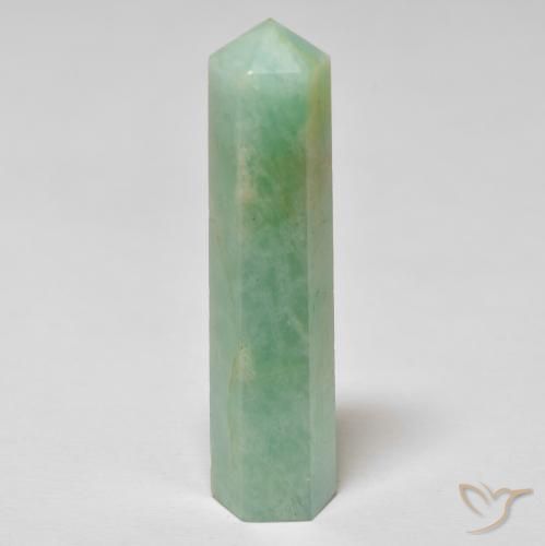 25.04ct 天然 浅绿色 天河石, 花式切割, 不透明