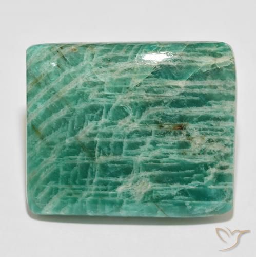 75.66ct 天然 冷绿 天河石, 软垫, 不透明