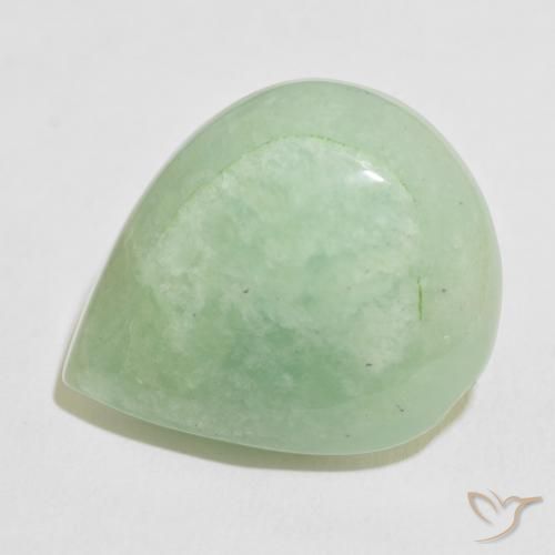 26.28ct 天然 中绿色 天河石, 梨形, 不透明