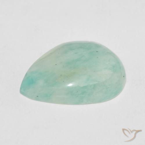 8.82克拉天然天河石，梨形，不透明