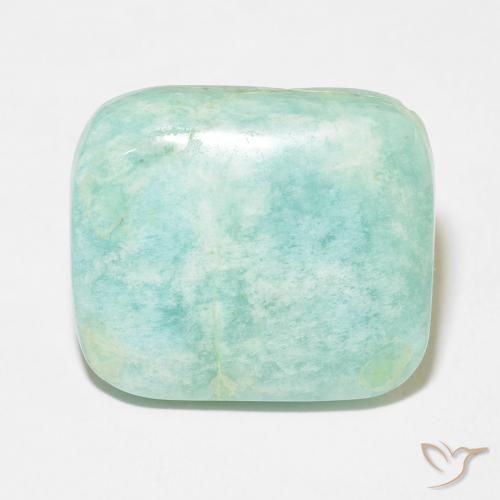 25.18ct 天然 浅绿色 天河石, 软垫, 不透明