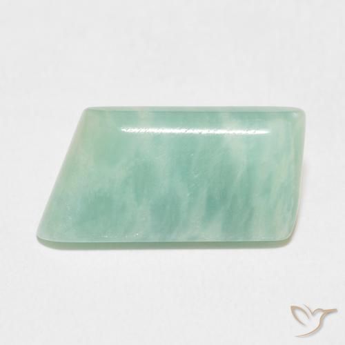 7.41ct 天然 浅蓝绿色 天河石, 花式切割, 不透明