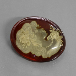 18.51克拉天然琥珀，透明，透明/半透明