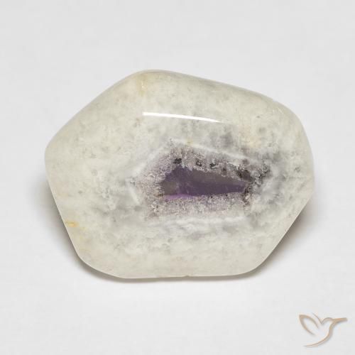9.18ct 天然 彩色 紫晶晶洞片, 花式切割, 透明