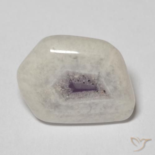 6.34ct 天然 彩色 紫水晶晶洞切片, 花式切割, 透明