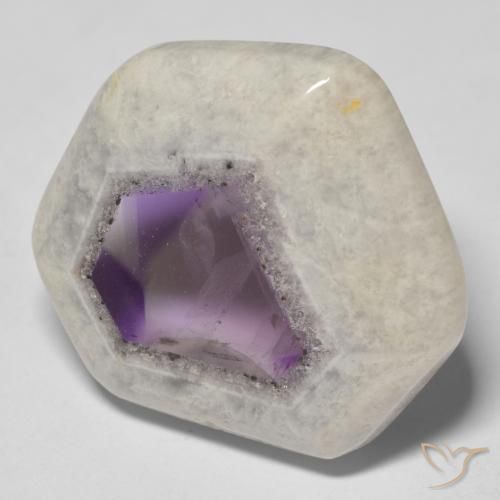 31.84ct 天然 彩色 紫晶晶洞片, 花式切割, 透明