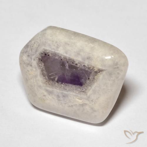 14.31ct 天然 彩色 紫晶晶洞片, 花式切割, 透明
