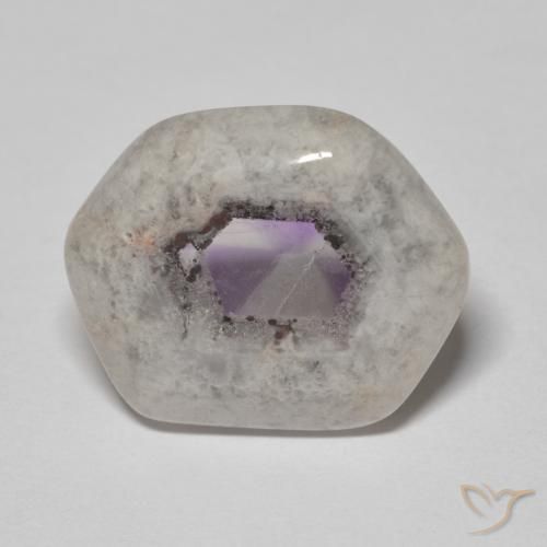 11.44ct 天然 彩色 紫晶晶洞片, 花式切割, 透明