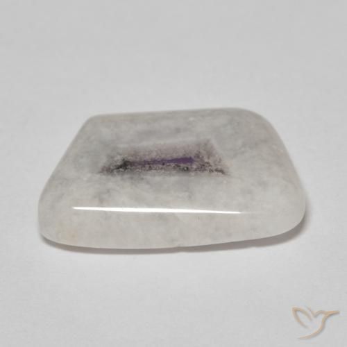 7.26克拉天然紫水晶晶洞切片，花式切割，透明