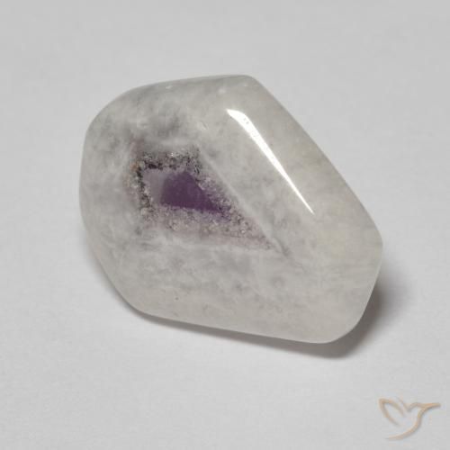 6.74克拉天然紫水晶晶洞切片，花式切割，透明