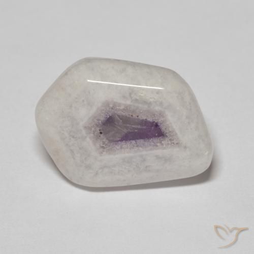 8.08ct 天然 彩色 紫晶晶洞片, 花式切割, 透明
