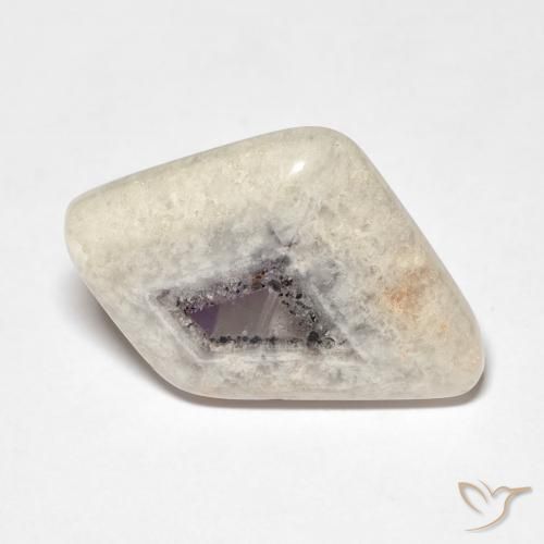 9.47ct 天然 彩色 紫晶晶洞片, 花式切割, 透明