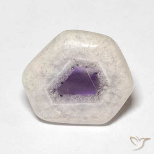 8.01ct 天然 彩色 紫水晶晶洞切片, 花式切割, 透明