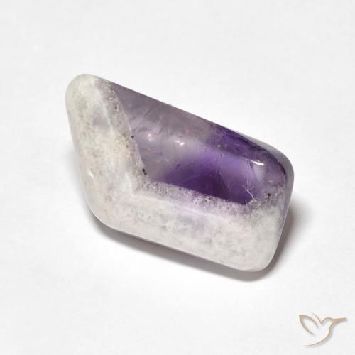 9.76ct 天然 彩色 紫晶晶洞片, 花式切割, 透明
