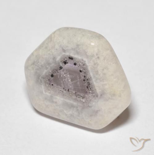 6.24克拉天然紫水晶晶洞切片，花式切割，透明