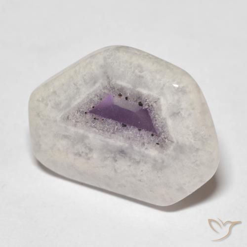 9.16ct 天然 彩色 紫晶晶洞片, 花式切割, 透明