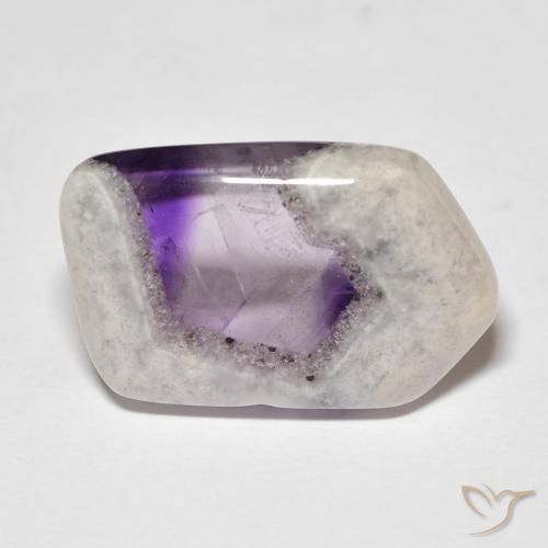 13.50ct 天然 彩色 紫晶晶洞片, 花式切割, 透明