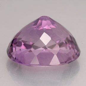 11.57克拉天然紫罗兰色紫水晶，椭圆形切割，15.7×13.5毫米，VVS
