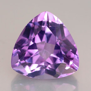 4.65克拉天然紫罗兰色紫水晶，三角形，11.2×11.1毫米，VVS