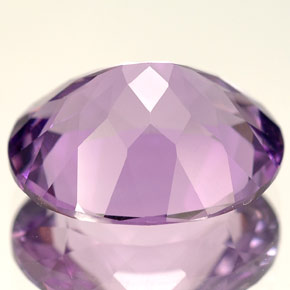 6.50克拉天然紫罗兰色紫水晶，椭圆形切割，14.1×12毫米，VVS