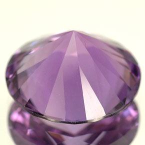 4.79克拉天然紫罗兰色紫水晶，圆形切割，11.99毫米，VVS-VS