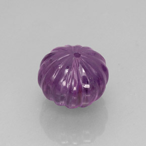 20.02克拉天然紫罗兰色紫水晶，透明，15.7×12.5毫米，透明/半透明