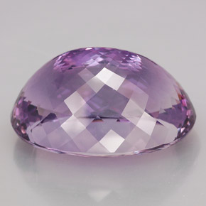 109.15克拉天然紫罗兰色紫水晶，椭圆形切割，36.1×25.5毫米，IF