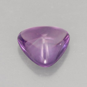 1.27克拉天然紫罗兰色紫水晶，三角形，7.8×7.8毫米，透明