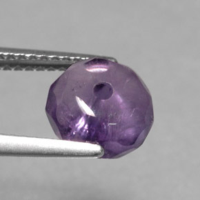 2.47克拉天然紫罗兰色紫水晶，透明，8.2×8.1毫米，透明/半透明