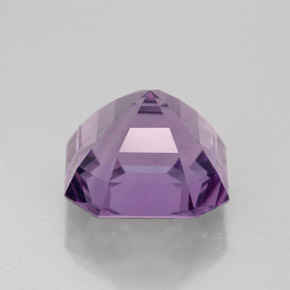 4.24克拉天然紫罗兰色紫水晶，祖母绿式切割，9.9×9.8毫米，VVS