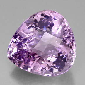 53.61克拉天然紫罗兰色紫水晶，梨形，25.9×24.2毫米，IF
