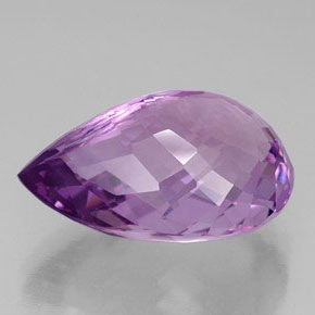 40.00克拉天然紫罗兰色紫水晶，梨形，27.8×19.2毫米，IF