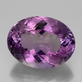 33.03克拉天然紫罗兰色紫水晶，椭圆形切割，23.8×18.2毫米，VVS
