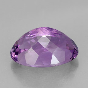 5.90克拉天然紫罗兰色紫水晶，椭圆形切割，14.1×10毫米，VVS-VS