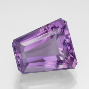 5.86克拉天然紫罗兰色紫水晶，异形，11.9×10.5毫米，VVS