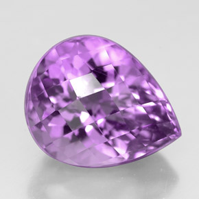 5.97克拉天然紫罗兰色紫水晶，梨形，12.8×10.4毫米，VVS